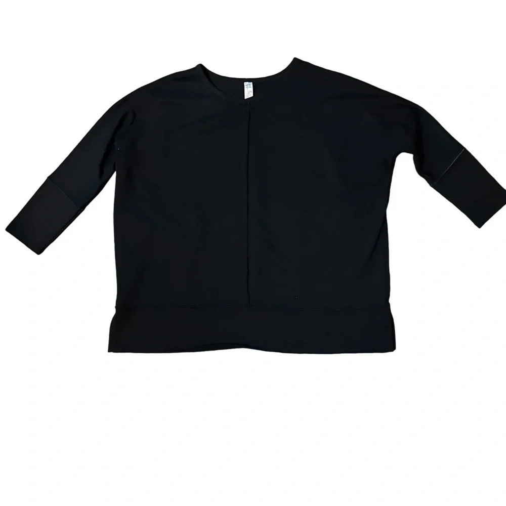SPANX Perfect Length Top Doleman Dolman 3/4 Sleeves Womens Medium Black preowned